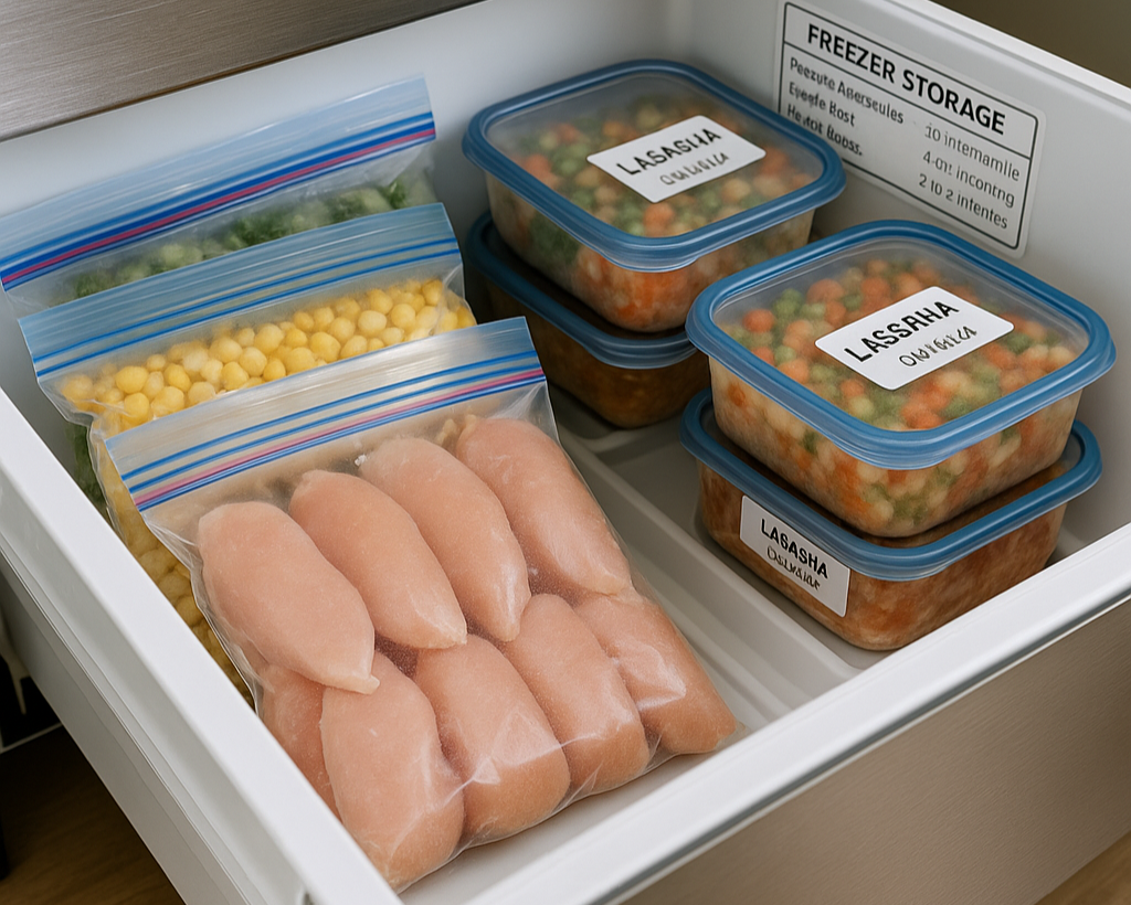 Comment Conserver les Aliments Congelés en Vrac