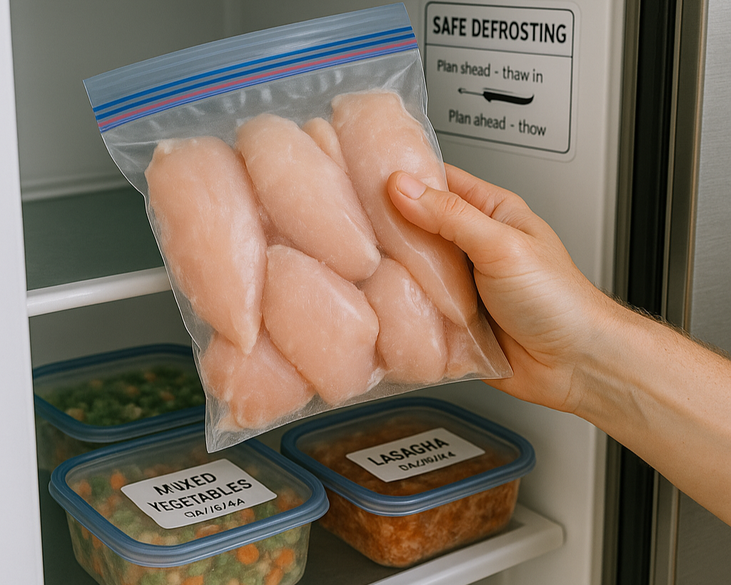 Comment Décongeler Sécuritairement les Aliments