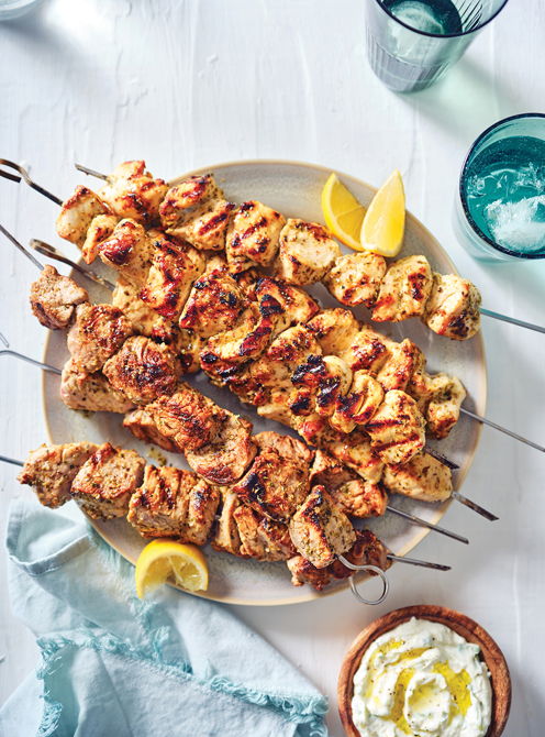 BROCHETTE POULET SOUVLAKI ASSAISONNE (POIDS)