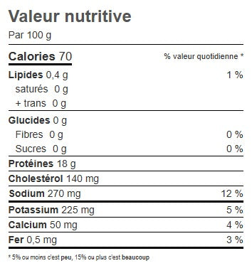 🟡 SAC CREVETTE 16-20 PAPILLON 🟡