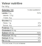 2 BURGER SAUMON FUME BBQ (UN)