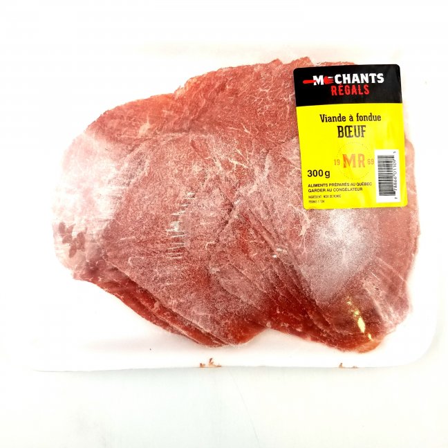 BOEUF VIANDE A FONDUE CHINOISE (Un.)