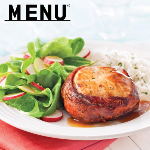 TOURNEDOS DE POULET AVEC BACON (UN)