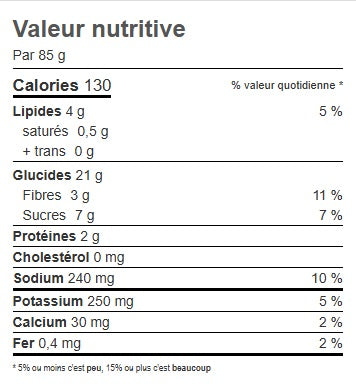 FRITE PATATE DOUCE EXTRA CROUSTILLANT (POIDS)