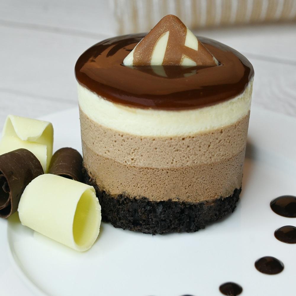 GÂTEAU BALADIN MOUSSE 3 CHOCOLATS (2(un)