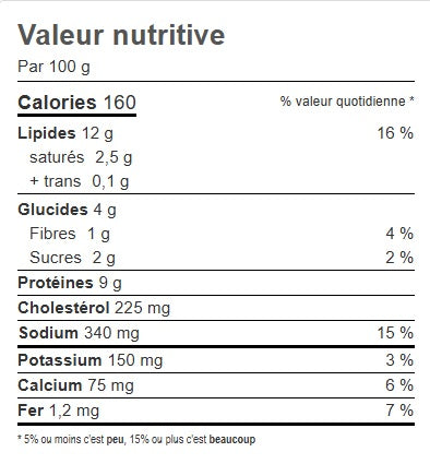 Omelette western cuit (UN)