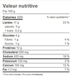 Omelette fromage cheddar cuit (UN)