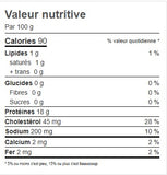 FILET DE SOLE 4 OZ (POIDS)