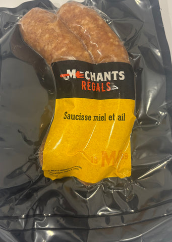 ⚫️ SAUCISSE MIEL ET AIL