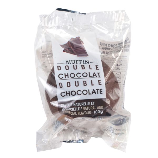 MUFFIN CUIT DOUBLE CHOCOLAT (Un.)