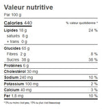 BISCUIT DOUBLE CHOCOLAT CUIT (Un.)