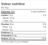 PAIN DEMI BAGUETTE FRANCAIS PRÉCUIT (UN)
