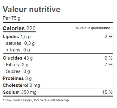 PAIN DEMI BAGUETTE FRANCAIS PRÉCUIT (UN)