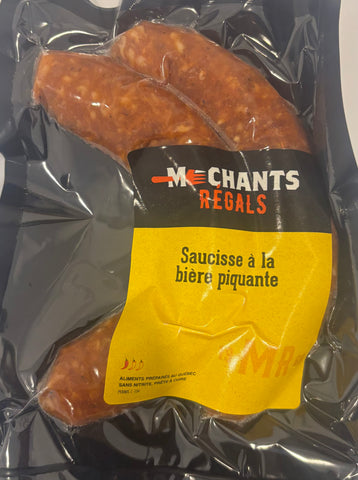 ⚫️ SAUCISSE BIÈRE PIQUANTE