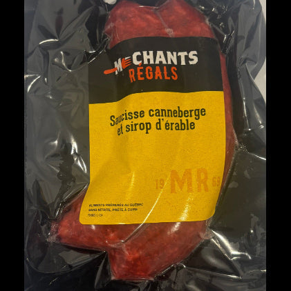 SAUCISSE CANNEBERGE ÉRABLE