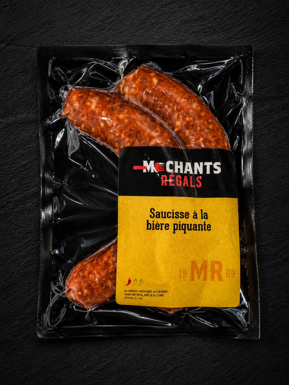 ⚫️ SAUCISSE BIÈRE PIQUANTE