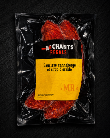 ⚫️ SAUCISSE CANNEBERGE ÉRABLE