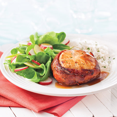 TOURNEDOS DE POULET AVEC BACON (UN)