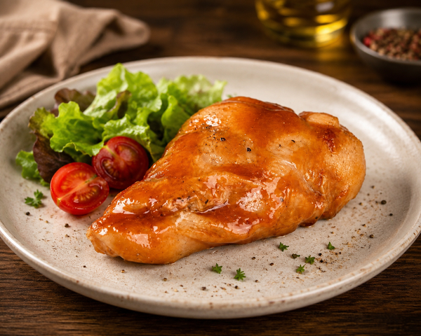⚫️ POITRINE POULET MARINE FARCI CANARD/PORC/CANNEBERGE