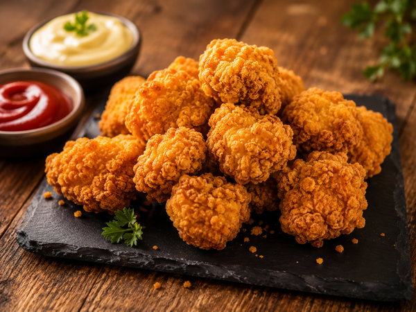 🟦 GROS FORMAT POULET POP CORN PANÉ CUIT