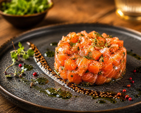 ⚫️ Tartare de truite