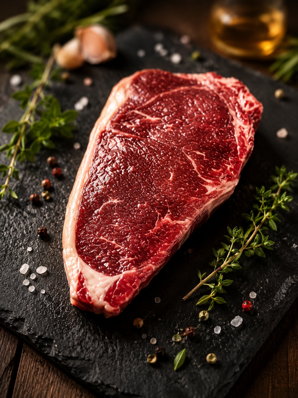 BOEUF CONTRE-FILET MANHATTAN (UN) mauve pale