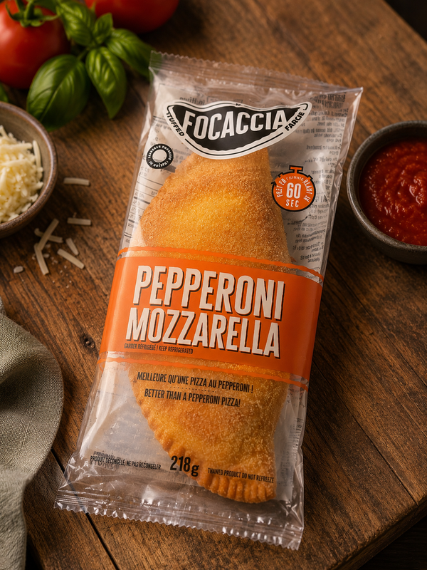 🟩 FOCACCIA PEPPERONI/FROMAGE