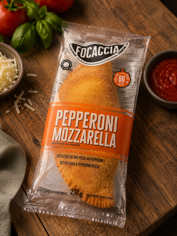 ⚫️ FOCACCIA PEPPERONI/FROMAGE