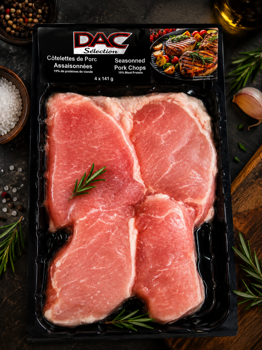 ⚫️ CÔTELETTE DE LONGE DE PORC