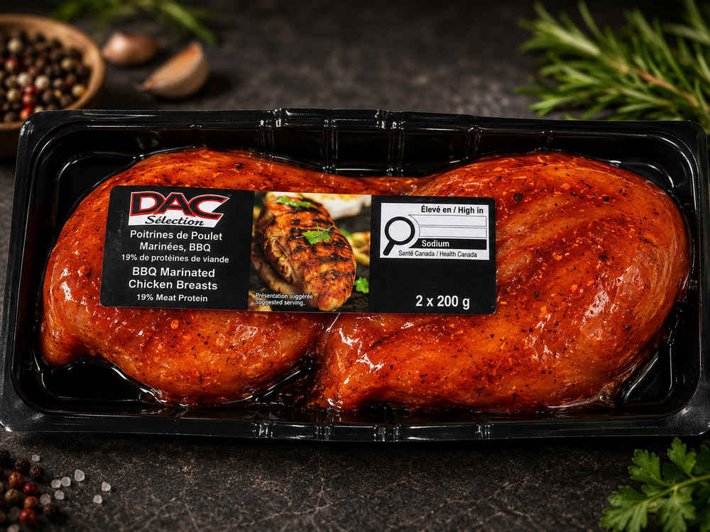 ⚫️ POITRINE POULET MARINÉ BBQ