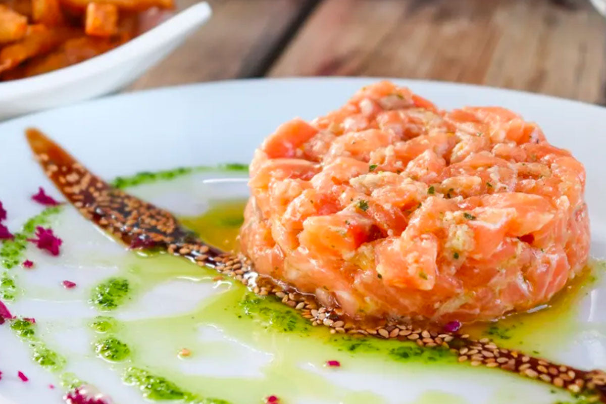 ⚫️ Tartare de truite
